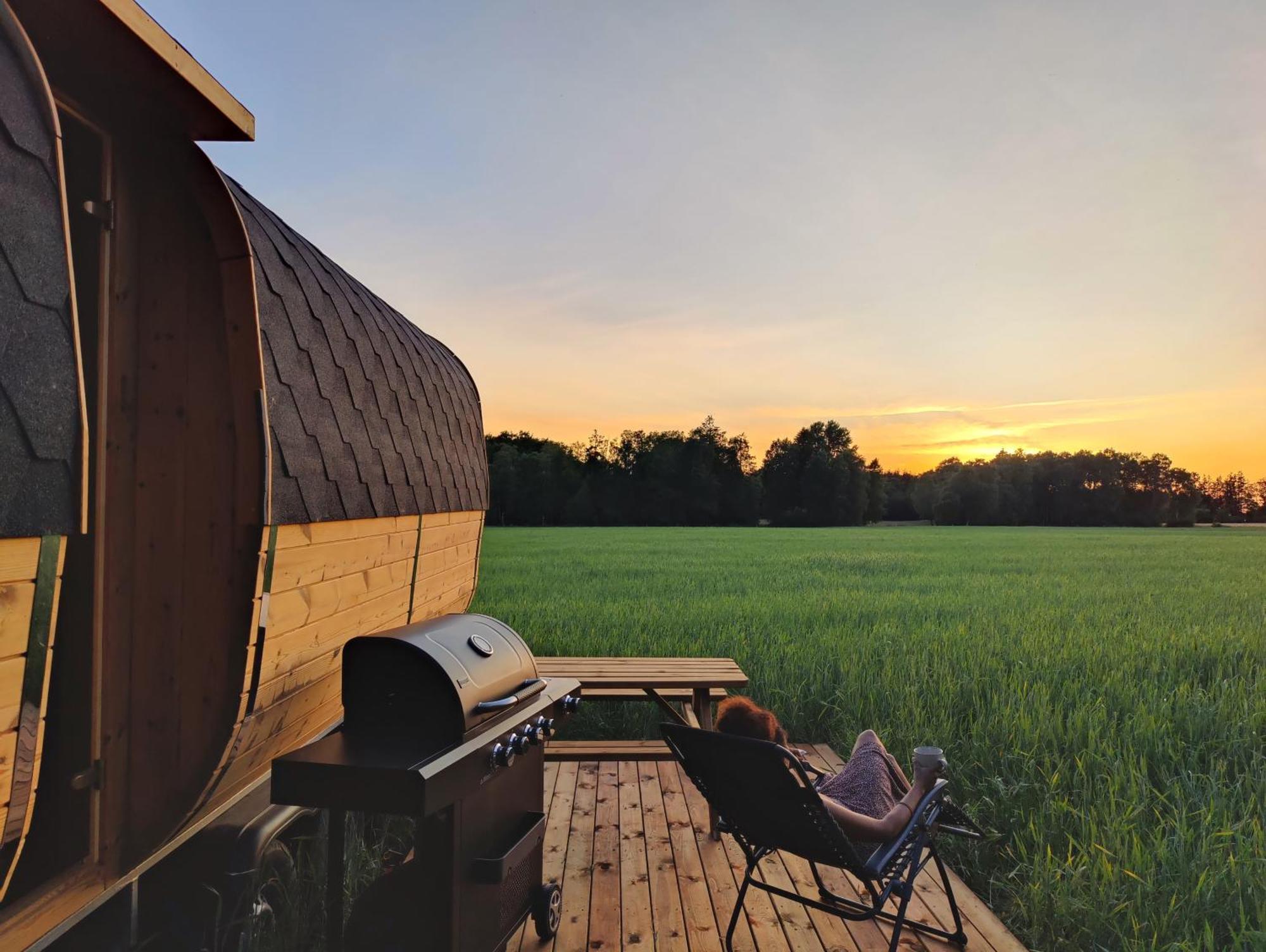 Under Canvas Bornholm Ostermarie Bagian luar foto