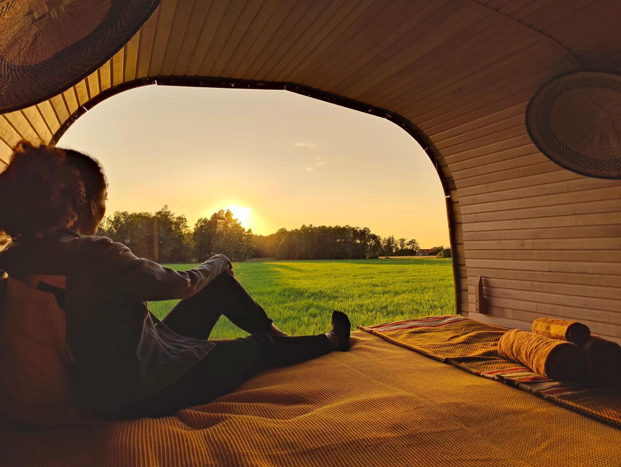 Under Canvas Bornholm Ostermarie Bagian luar foto