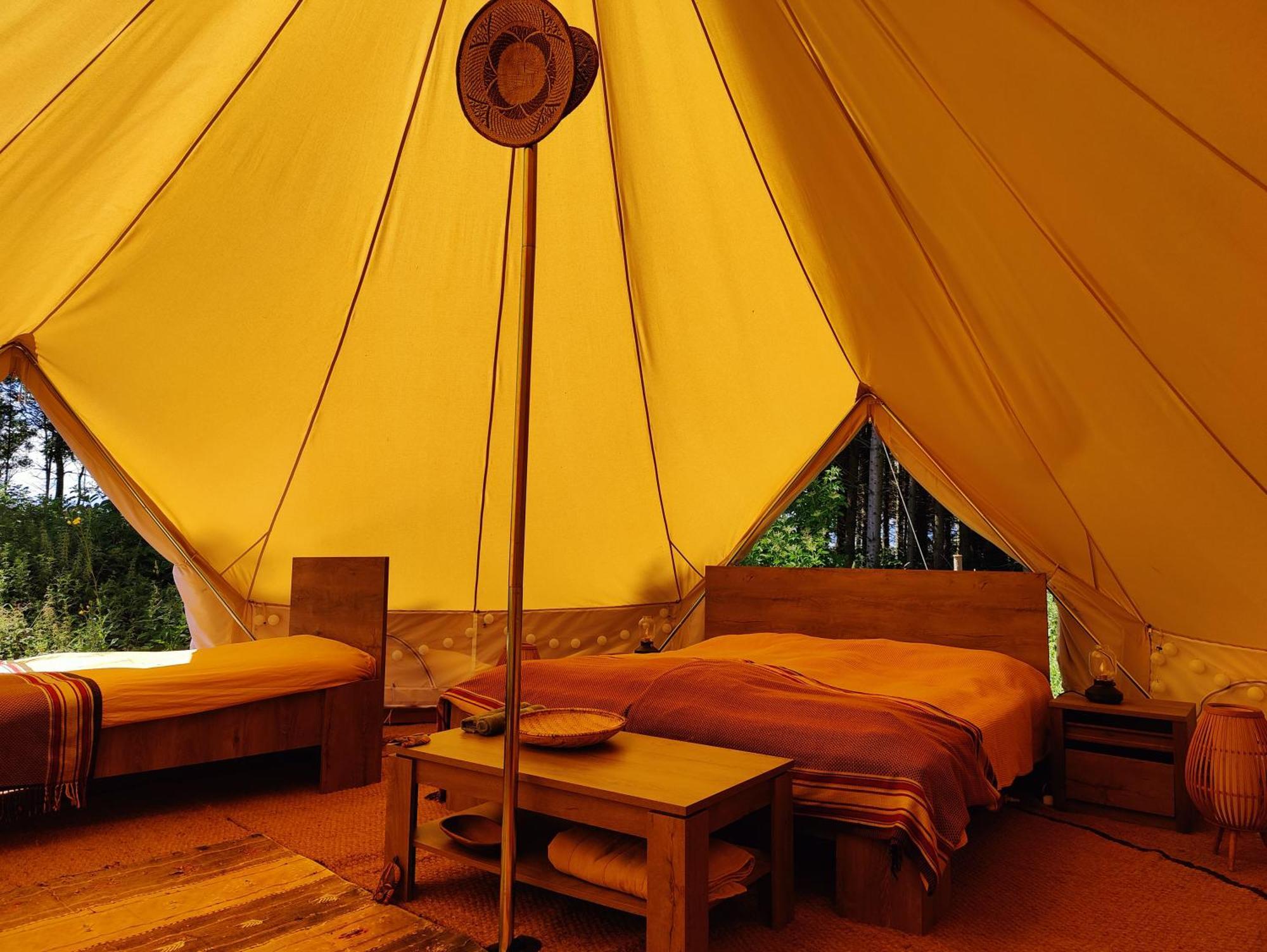 Under Canvas Bornholm Ostermarie Bagian luar foto