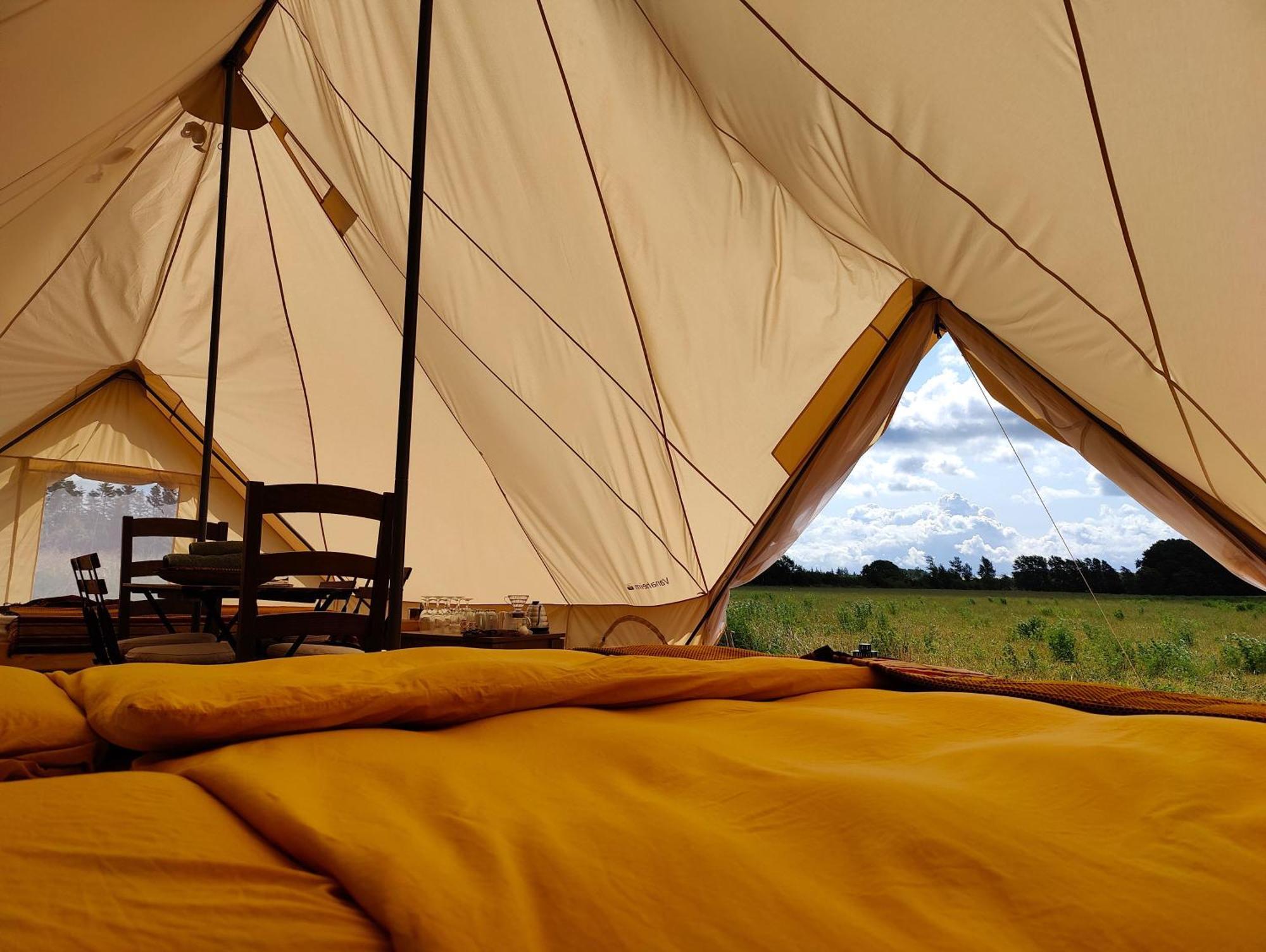 Under Canvas Bornholm Ostermarie Bagian luar foto