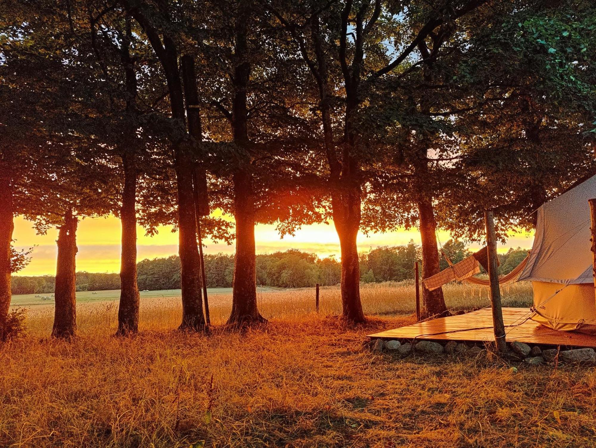 Under Canvas Bornholm Ostermarie Bagian luar foto
